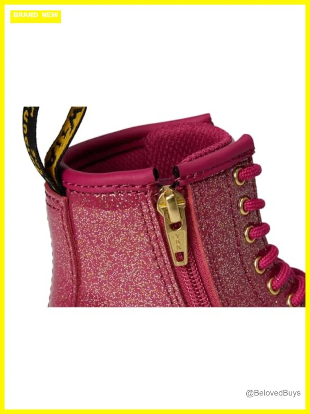 Kids Combat Boots - Leather Lace-Up Bootie